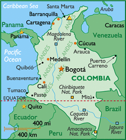Costas y mares - Colombia